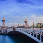 Alexandre III bridge across the Seine, Paris