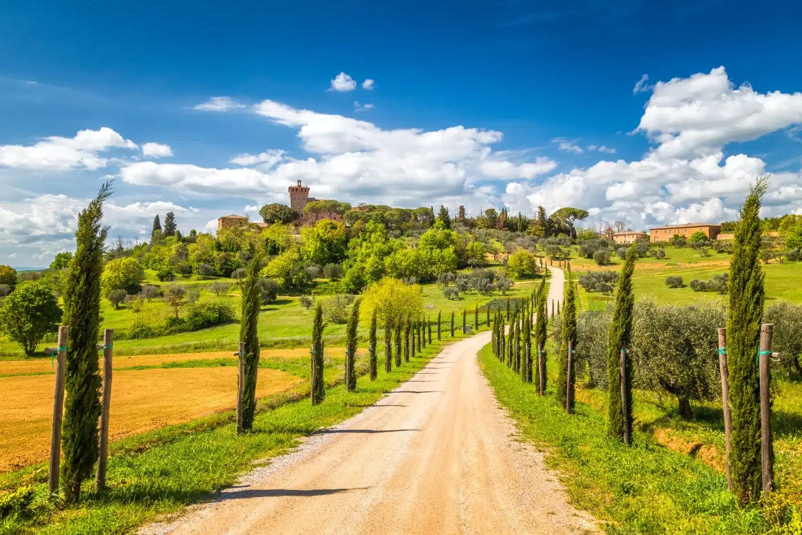 hillside village of Pienza